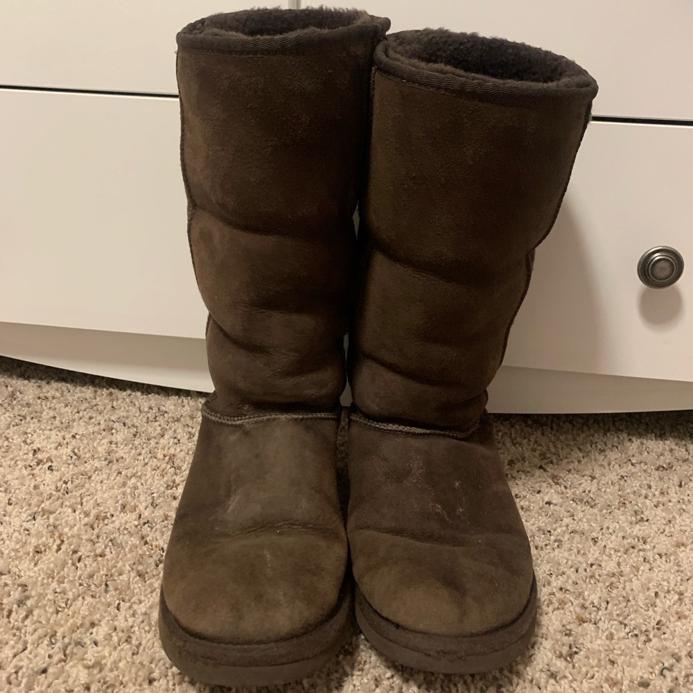 Chocolate Brown Tall Uggs - image 1
